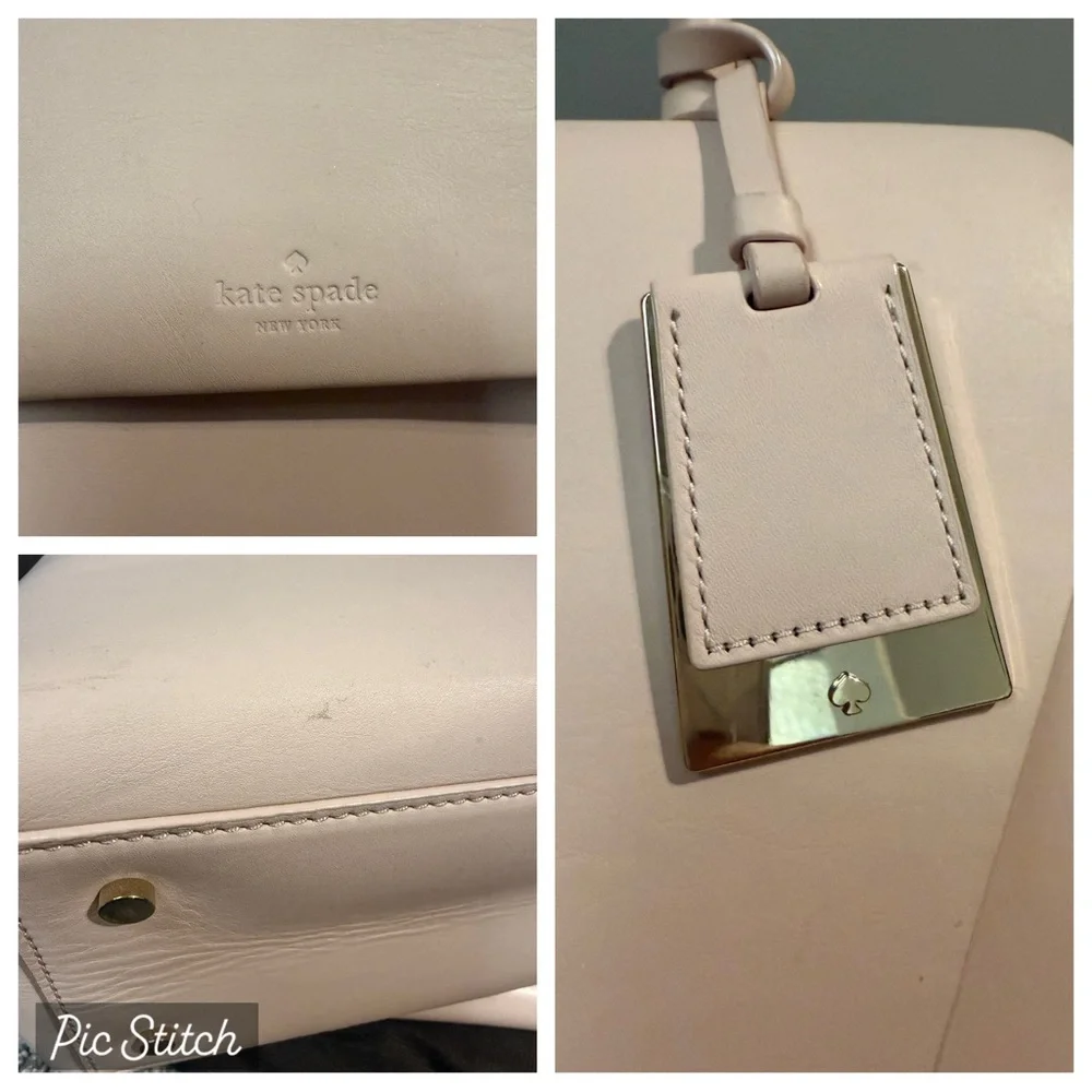 Kate spade Madison Ave pink leather flap satchel & wallet - Picture 8 of 11